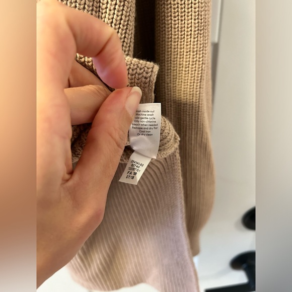 EUC Athleta Hanover Merino sweater pink mauve size L - Picture 8 of 11